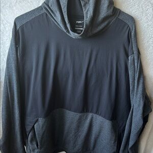 Yoga Nike drift Gray and black Hooded Sweatshirt